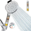 Filtered Handheld Shower Head – High Pressure Water Softener with Filter Beads Hose and Bracket