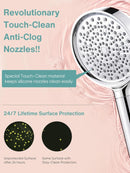 Filtered Handheld Shower Head – High Pressure Water Softener with Filter Beads Hose and Bracket