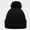 Knitted Winter Bobble Hat – Warm Beanie Hat Soft Acrylic Cap with Cuff and Pom
