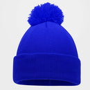 Knitted Winter Bobble Hat – Warm Beanie Hat Soft Acrylic Cap with Cuff and Pom