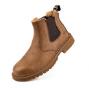 Men’s Safety Dealer Boots –  Non Slip Steel Toe Waterproof Leather Work Boots