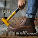 Men’s Safety Dealer Boots –  Non Slip Steel Toe Waterproof Leather Work Boots