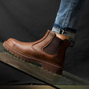 Men’s Safety Dealer Boots –  Non Slip Steel Toe Waterproof Leather Work Boots
