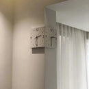Double-Sided Corner Wall Clock with Light – Modern Creative Two-Face Design for Living Room Decor