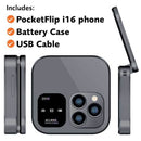 Unlocked Dual SIM Flip Phone – Compact Mobile with Easy-to-Read Display Perfect for Seniors