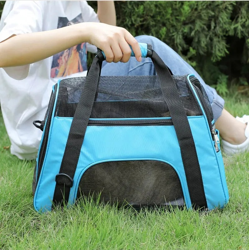 Foldable Pet Carrier – Lightweight Cat Travel Bag Comfortable & Easy Storage