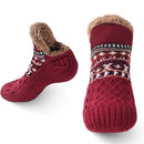 Unisex Knitted Floor Socks – Cozy Fleece Non-Slip Slipper Socks