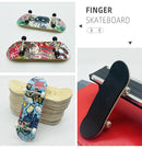 Mini Skateboard Fingerboard – Maple Wood with Alloy Trucks Fun Toy for Kids & Collectors