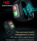 Fall Detection Smartwatch for Seniors – 4G GPS & SOS Alert