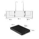 3-Way 360 Degree Hanging Mirror – Adjustable Door Vanity for Makeup & Hair Styling