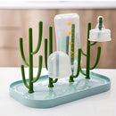 Baby Bottle Drying Rack –  Cactus Design Collapsible Drainer Storage Dryer