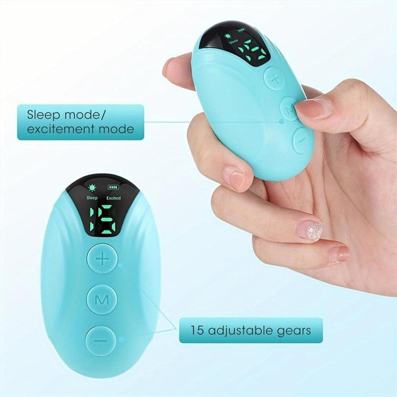 Portable Smart Handheld Sleep Aid – 15-Speed Monitor with Screen Display for Improved Sleep