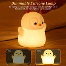 Penguin Night Light – Rechargeable Silicone Lamp with Timer & Dimming