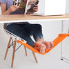 Under Desk Foot Hammock – Adjustable Footrest with Metal Hooks for Office & Home