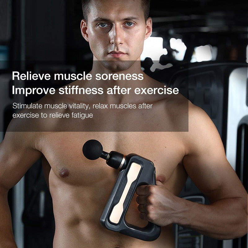 High-Frequency Massage Gun – 32-Speed Deep Tissue Fascia Massager for Neck Back & Muscles