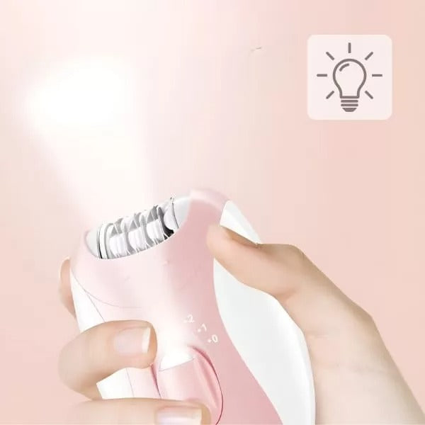 Electric Women's Epilator – Facial & Body Hair Remover for Bikini Legs Arms