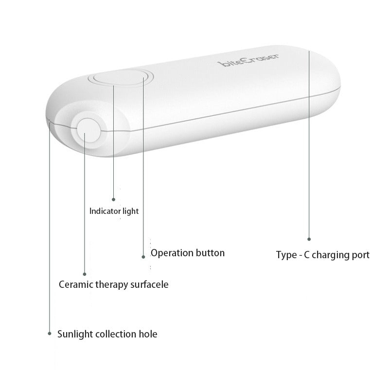 Portable Anti-Itch Device Insect Bite Healer – Rechargeable Mosquito Bite Relief for Outdoor Use