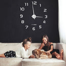 DIY 3D Wall Clock – Modern Acrylic Number Stickers Easy to Install Stylish Home Decor for Living Room