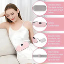 Smart Menstrual Heating Pad Belt – Vibrating Abdominal Massager for Waist & Period Pain Relief