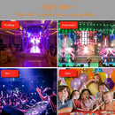 2-in-1 Laser Disco Light – Sound Activated Strobe with Remote Control