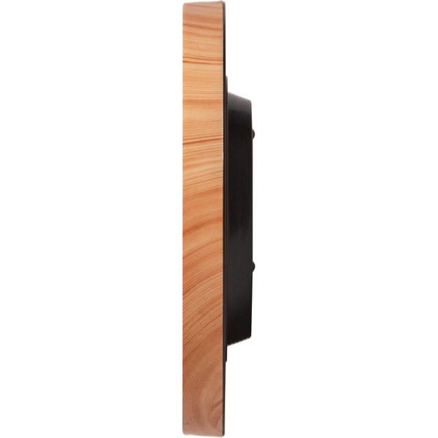 Retro 12" Silent Wooden Wall Clock – Retro Non-Ticking for Living Room Bedroom Kitchen