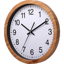 Retro 12" Silent Wooden Wall Clock – Retro Non-Ticking for Living Room Bedroom Kitchen