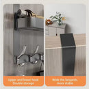 Space-Saving Door Hook – No-Drill Aluminum Steel Hanger with 5 Hooks