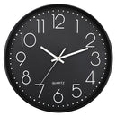 12-Inch Nordic Wall Clock – Silent Quartz Movement 3D Numbers Minimalist Design