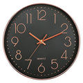 12-Inch Nordic Wall Clock – Silent Quartz Movement 3D Numbers Minimalist Design