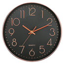 12-Inch Nordic Wall Clock – Silent Quartz Movement 3D Numbers Minimalist Design