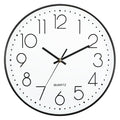 12-Inch Nordic Wall Clock – Silent Quartz Movement 3D Numbers Minimalist Design