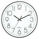 12-Inch Nordic Wall Clock – Silent Quartz Movement 3D Numbers Minimalist Design