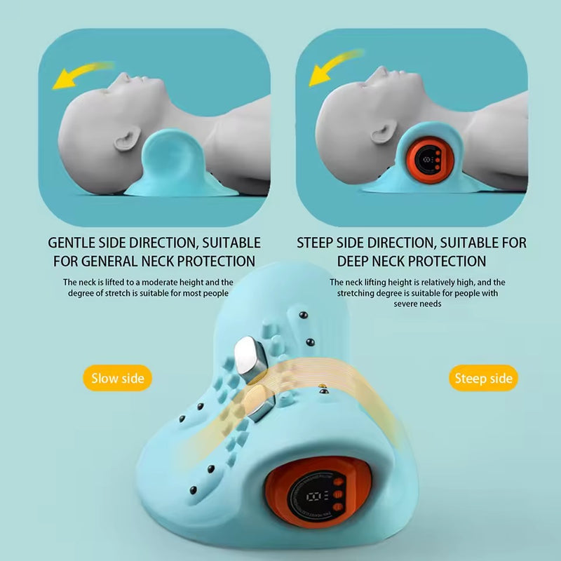 Rechargeable Portable Neck Massager - 3-in-1 Shiatsu Neck & Back