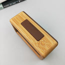 Luxury Bamboo Alarm Clock – Date Temp Alarm & Snooze Function