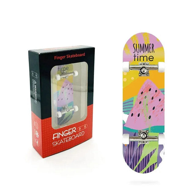 Mini Skateboard Fingerboard – Maple Wood with Alloy Trucks Fun Toy for Kids & Collectors