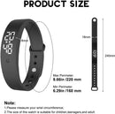 Smart Fitness Bracelet – IPX57 Waterproof Smartwatch with Body Temp Sensor Timer & Silent Alarm