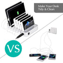 6-Port USB Charging Station – Fast Multi-Device Charger for Phones & Tablets