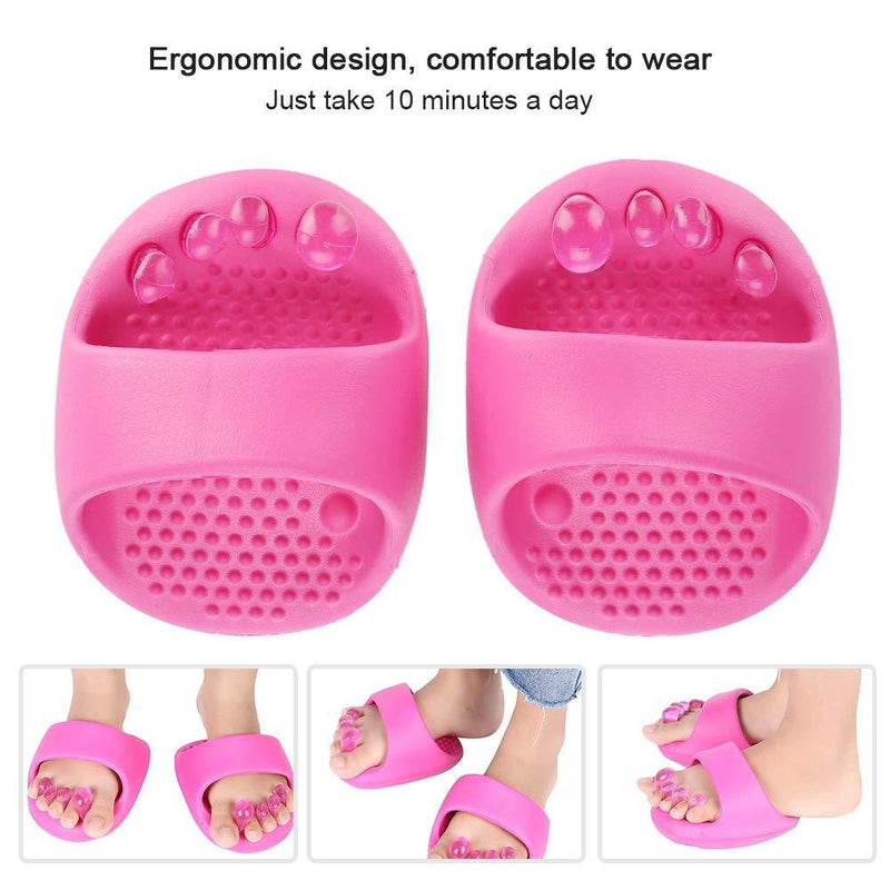 Foot Arch Trainer Toe Separator Slippers – Anti-Slip Leg Shaper & Massager