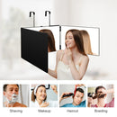 3-Way 360 Degree Hanging Mirror – Adjustable Door Vanity for Makeup & Hair Styling