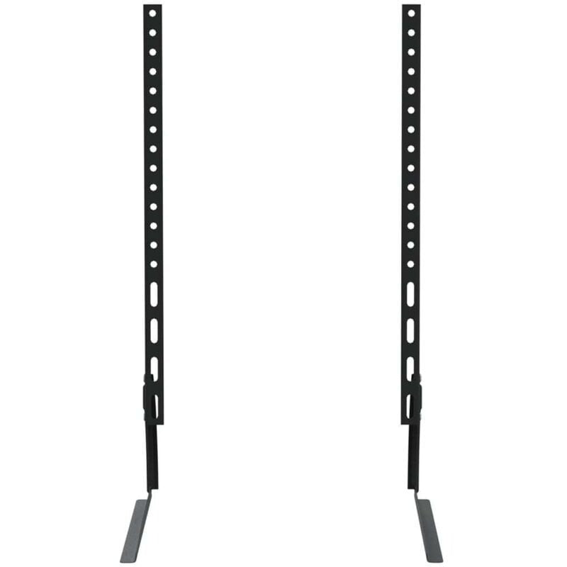 Universal TV Stand 32-70 Inches - Heavy-Duty Metal Desktop Monitor Rack