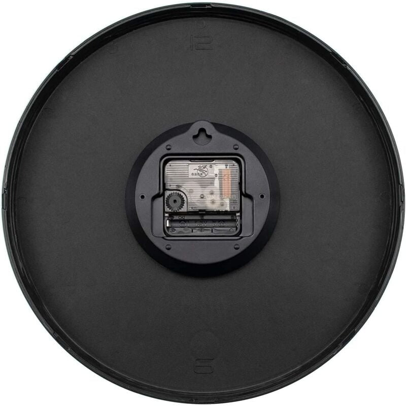 12-Inch Nordic Wall Clock – Silent Quartz Movement 3D Numbers Minimalist Design