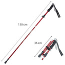 Collapsible Walking Pole - Lightweight Trekking Stick Ideal for Men Women and Seniors