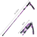 Collapsible Walking Pole - Lightweight Trekking Stick Ideal for Men Women and Seniors