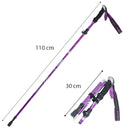 Collapsible Walking Pole - Lightweight Trekking Stick Ideal for Men Women and Seniors
