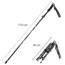 Collapsible Walking Pole - Lightweight Trekking Stick Ideal for Men Women and Seniors