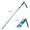 Collapsible Walking Pole - Lightweight Trekking Stick Ideal for Men Women and Seniors
