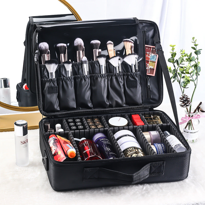 Portable Makeup Bag – Waterproof Travel Cosmetic Organiser Case