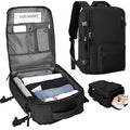 Women’s Carry-On Travel Backpack – Flight Approved Waterproof Travel Bag with Shoe Compartment