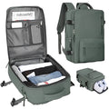 Women’s Carry-On Travel Backpack – Flight Approved Waterproof Travel Bag with Shoe Compartment