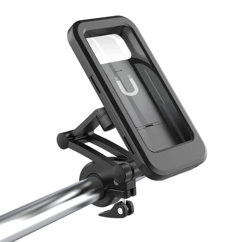 Waterproof Bike Phone Holder Case – 360° Rotating Handlebar Holder for 5"-7" Smartphones